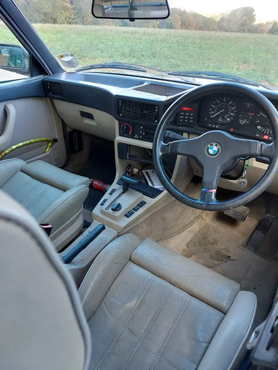 Used BMW 535 1987 Blue Sedan