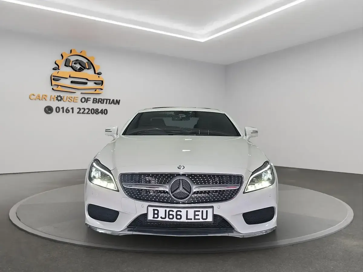 Begagnad Mercedes CLS220 AMG Line Premium 2016 Vit Sportkupé