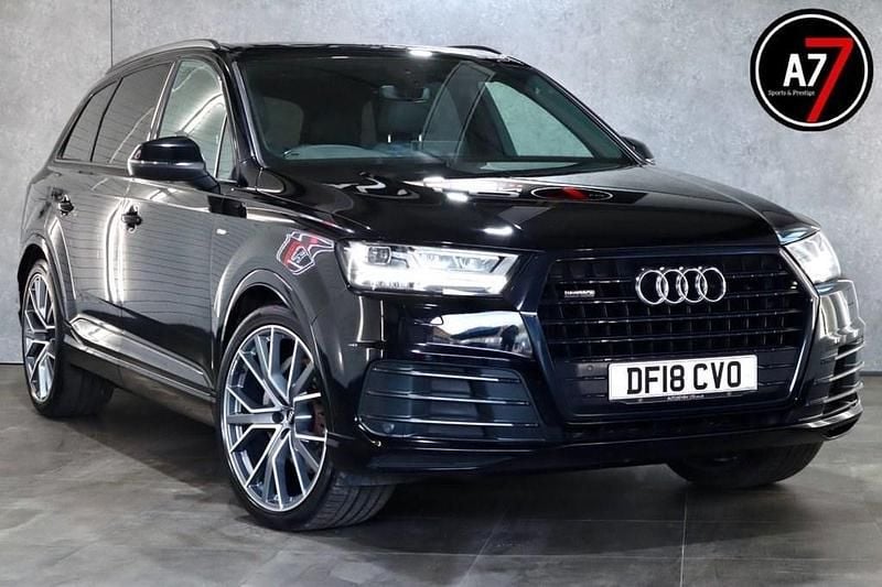 Black Used 2018 Audi Q7 Black Edition SUV | £25,490 (Good price) - Image 1/4