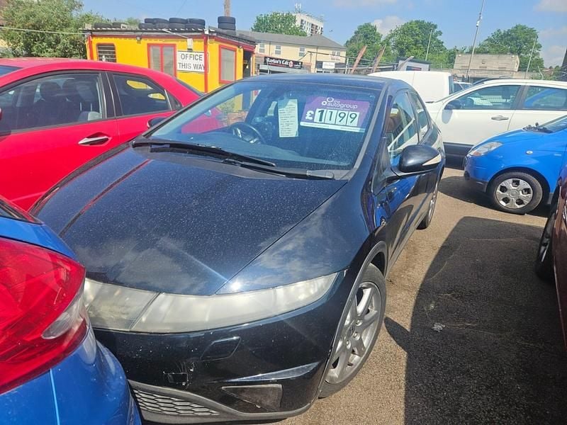 Black Used 2007 Honda Civic EX Hatchback | £650 (Good price) - Image 1/4