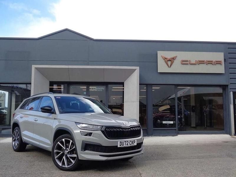 Used Skoda Kodiaq SportLine 150 HP (110 kW) 2022 Grey SUV