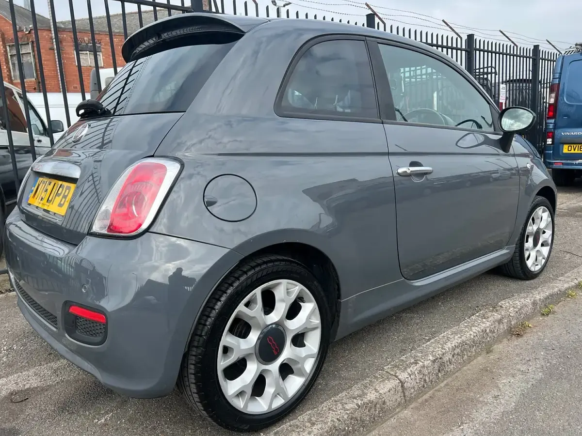Used Fiat 500 S 69 HP (50 kW) 2015 Grey Hatchback