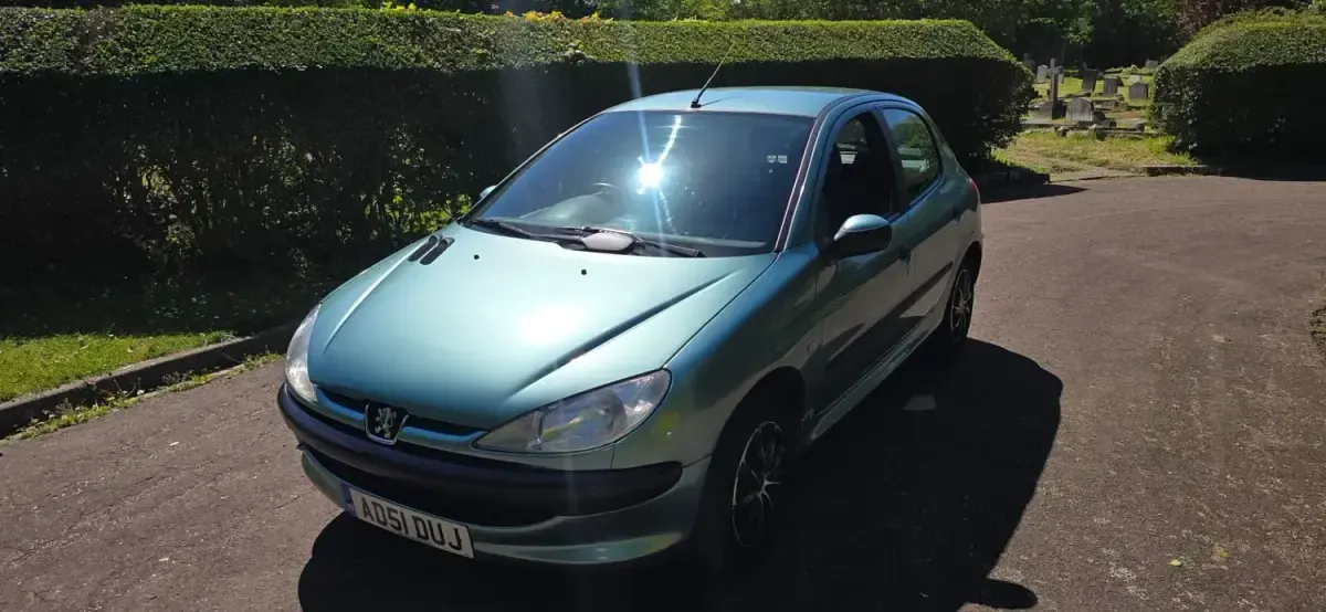 Używany Peugeot 206 75 KM (55 kW) 2001 Zielony Hatchback