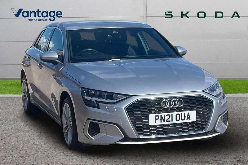 Silver Used 2021 Audi A3 Sport Hatchback | £19,490 (Fair price) - Image 1/4