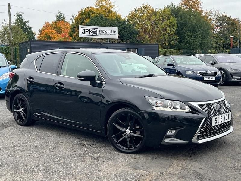 Black Used 2018 Lexus CT200h Luxury Line Hatchback | £12,495 (Fair price) - Image 1/4