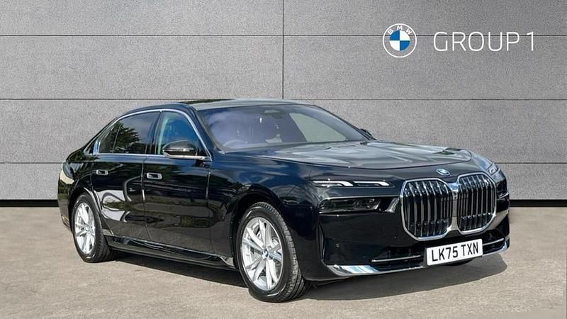 Black Used 2025 BMW 750e Comfort Edition Sedan | £83,975 (Expensive) - Image 1/4