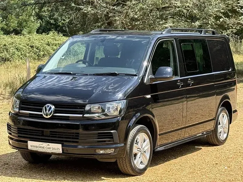Used VW T6 Highline 2018 Black Van