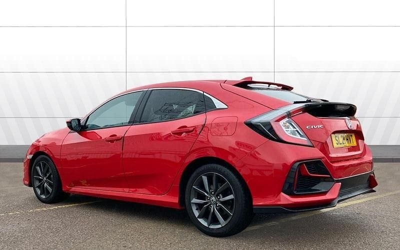 Used Honda Civic SR 126 HP (92 kW) 2021 Red Hatchback