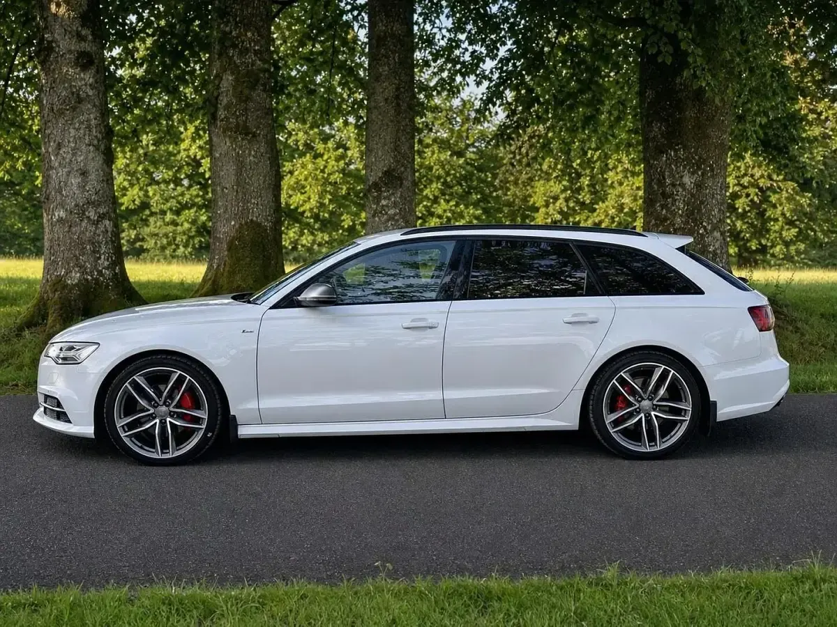 Used Audi A6 Black Edition 187 HP (137 kW) 2018 White Estate