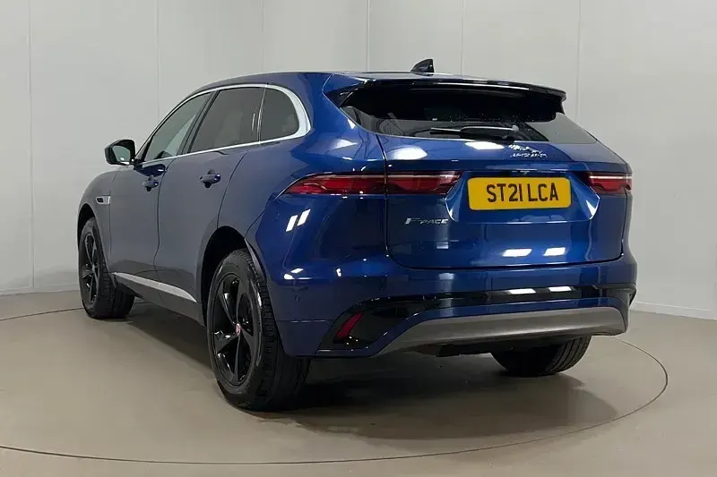 Begagnad Jaguar F-Pace R-Dynamic 201 HK (147 kW) 2021 Blå SUV