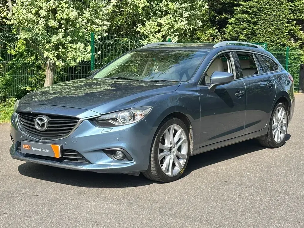 Begagnad Mazda 6 Inclusive 175 HK (128 kW) 2014 Blå Kombi