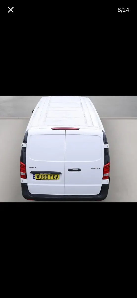 Used Mercedes Vito 2018 White Van