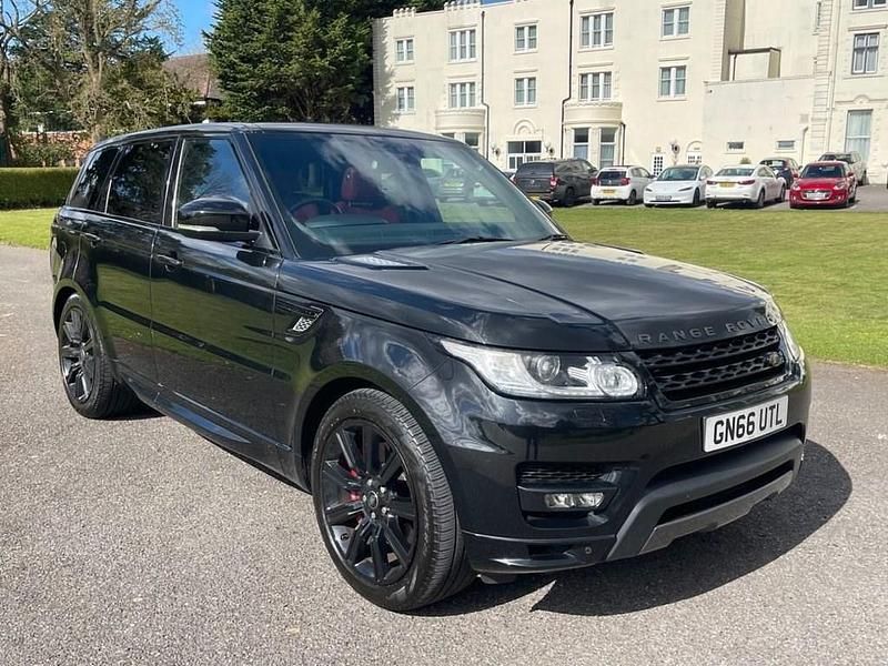 Black Used 2016 Land Rover Range Rover Sport Autobiography Dynamic SUV | £16,995 (Good price) - Image 1/4