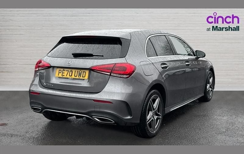 Used Mercedes A250 AMG line 214 HP (157 kW) 2020 Grey Hatchback