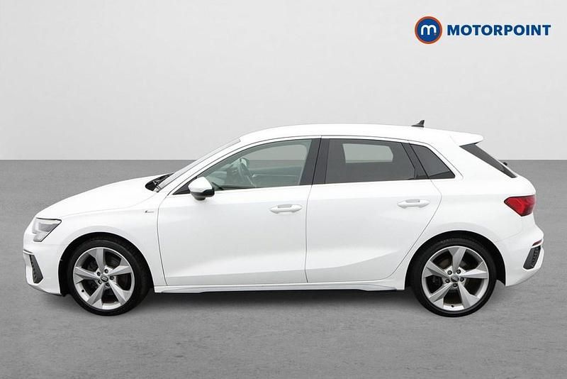 Used Audi A3 S-Line 2020 White Sedan