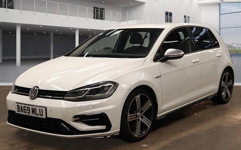Used VW Golf VII R 300 HP (220 kW) 2020 White Hatchback