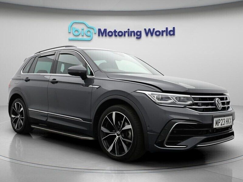 Grey Used 2023 VW Tiguan R-line SUV | £28,400 (Fair price) - Image 1/4