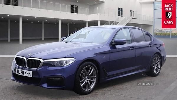 Blue Used 2020 BMW 520 M Sport Sedan | £18,500 (Good price) - Image 1/4
