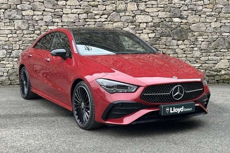 Used Mercedes CLA200 AMG Line Premium Plus 163 HP (119 kW) 2024 Red Coupe