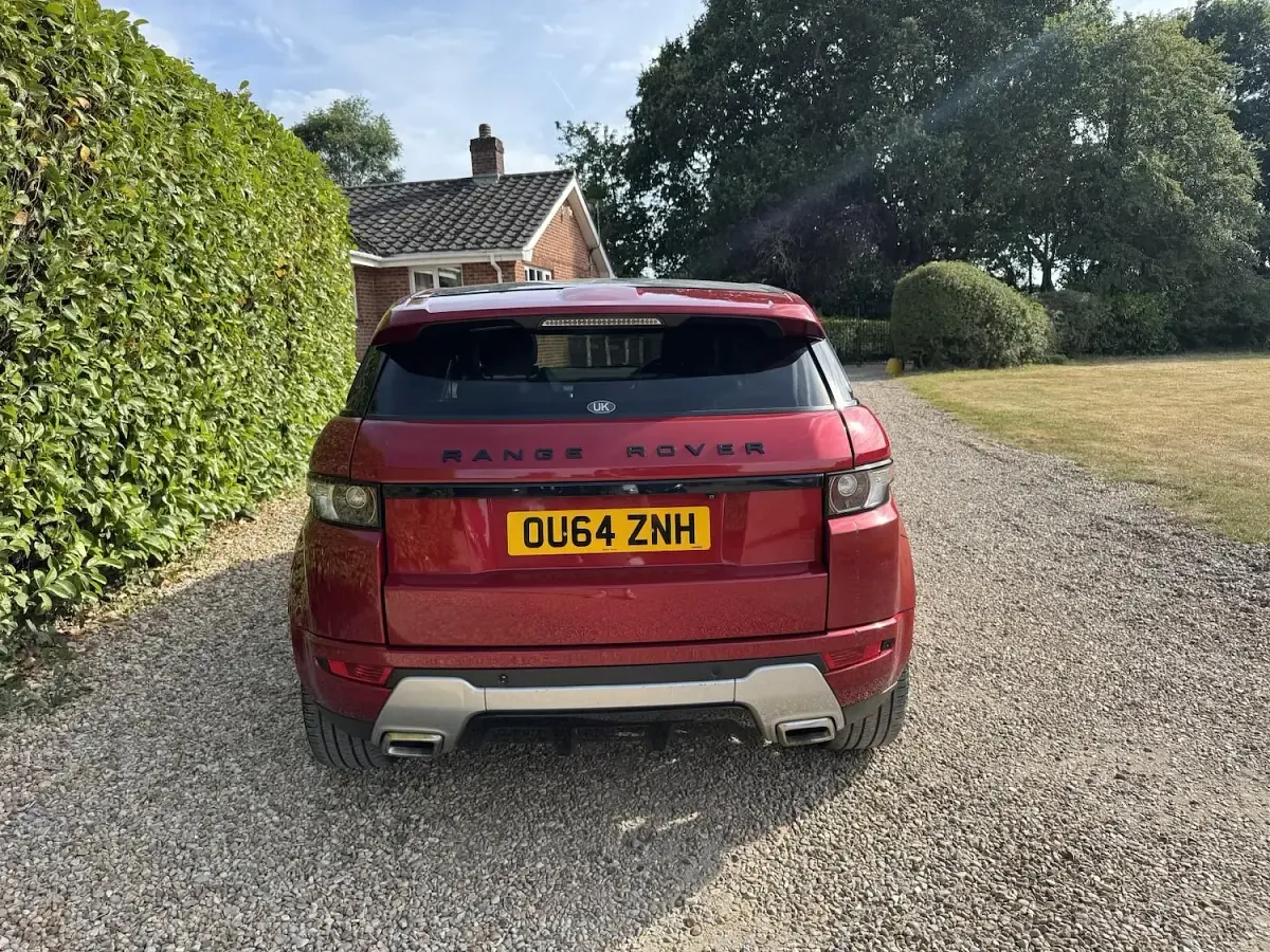 Used Land Rover Range Rover evoque Dynamic 190 HP (139 kW) 2014 Red SUV