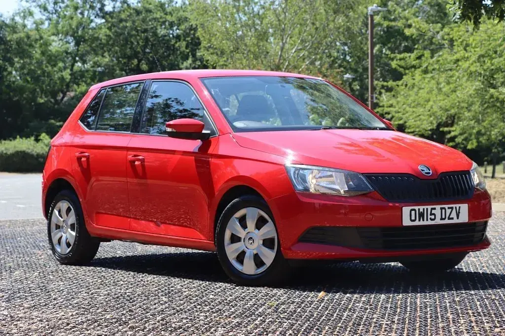 Used Skoda Fabia 2015 Red Hatchback