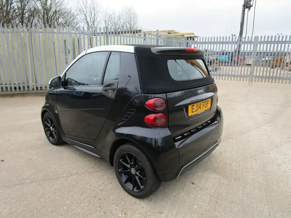 Used Smart ForTwo Cabrio Passion 2014 Black Cabriolet