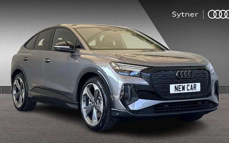 New 2025 Audi Q4 Sportback e-tron Black Edition SUV | £67,000 (A bit pricey) - Image 1/4