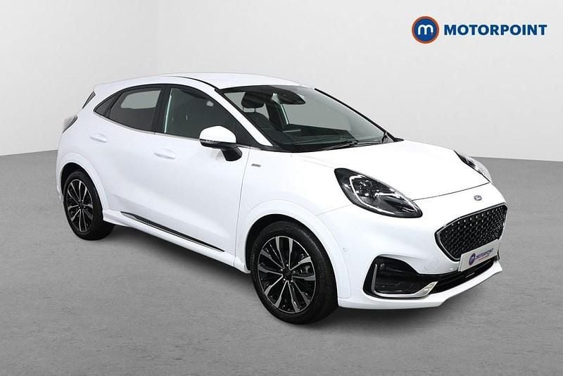 White Used 2023 Ford Puma Gen-E ST-Line SUV | £20,049 (Fair price) - Image 1/4