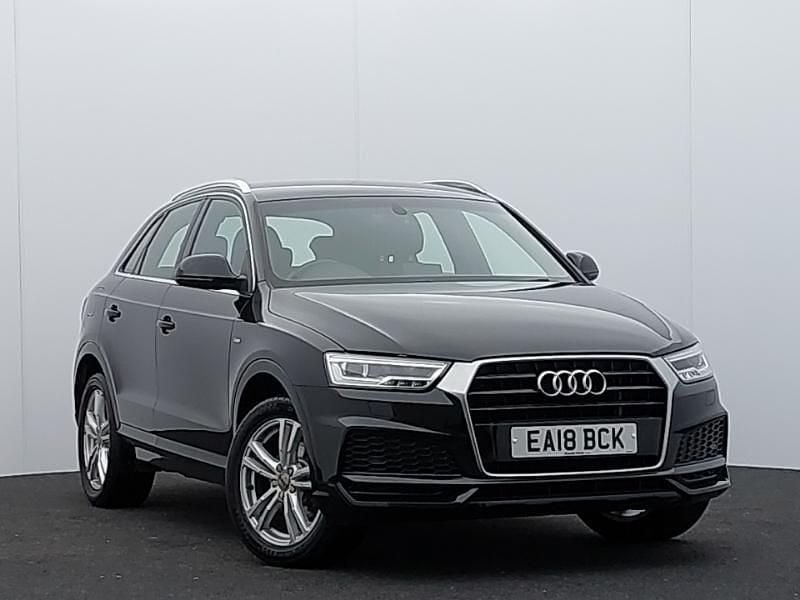 Used Audi Q3 S-Line 150 HP (110 kW) 2018 Black SUV