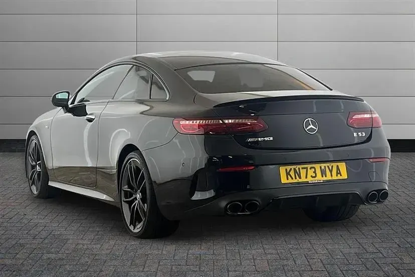 Used Mercedes E53 AMG Premium Plus 435 HP (319 kW) 2023 Obsidian black Coupe