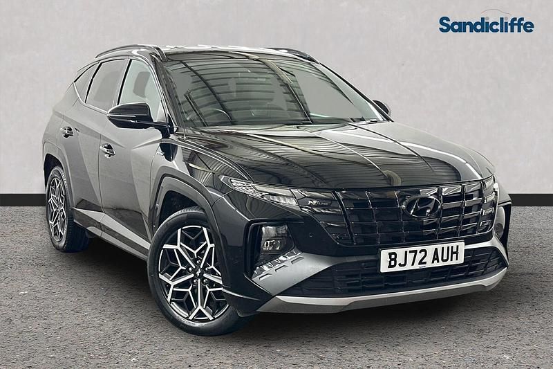 Black Used 2022 Hyundai Tucson N Line SUV | £22,638 (Fair price) - Image 1/4