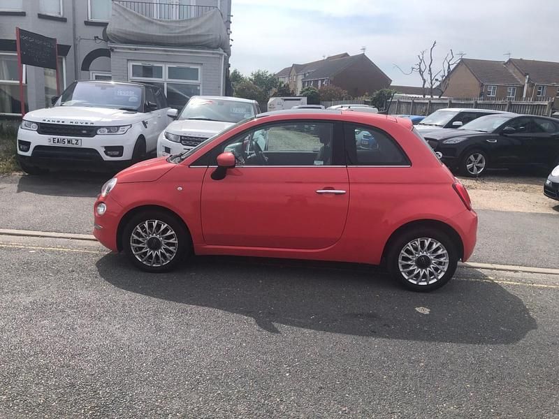 Pink Used 2017 Fiat 500 Lounge Hatchback | £4,995 (Fair price) - Image 1/4