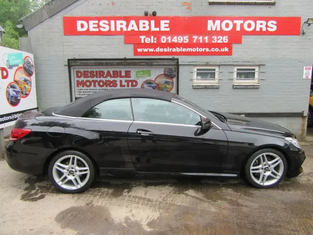 Used Mercedes E220 AMG 2014 Black Cabriolet