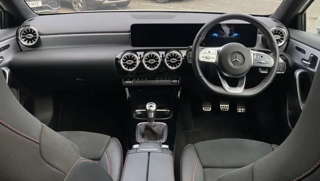 Used Mercedes A200 AMG Line Premium Plus 2019 White Hatchback
