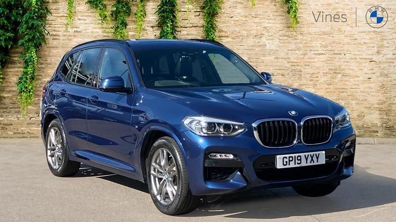 Blue Used 2019 BMW X3 M Sport SUV | £28,994 (A bit pricey) - Image 1/4