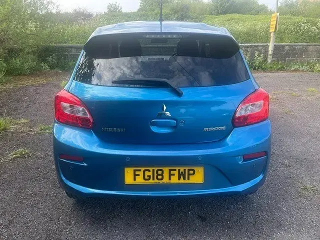 Used Mitsubishi Mirage 78 HP (57 kW) 2018 Blue Hatchback
