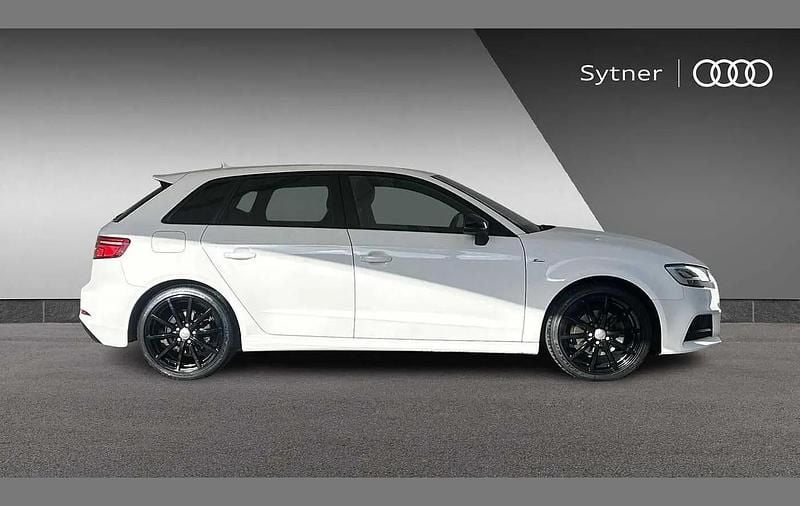 Used Audi A3 Black Edition 150 HP (110 kW) 2018 White Sedan