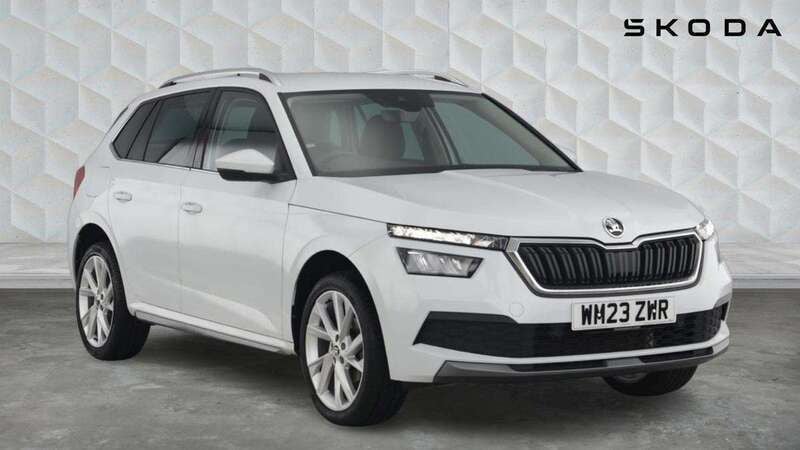 Moon white metallic Used 2023 Skoda Kamiq SE L SUV | £17,000 (Fair price) - Image 1/4