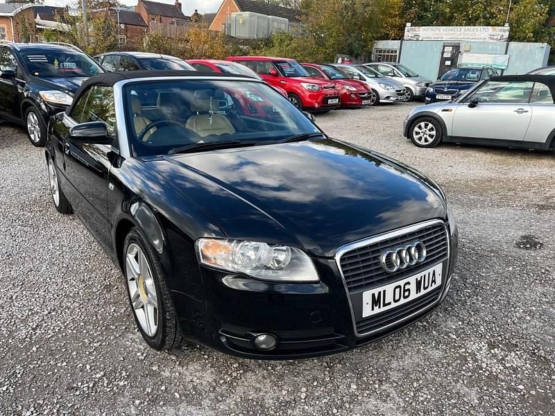 Black Used 2006 Audi A4 Cabriolet Sport Cabriolet | £1,495 (Fair price) - Image 1/4