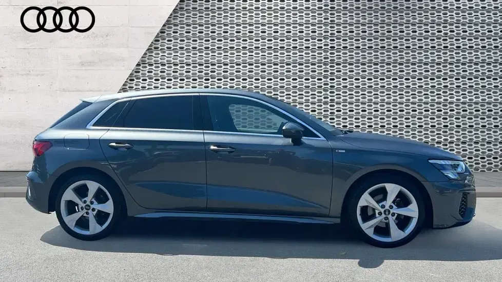 Used Audi A3 S-Line 150 HP (110 kW) 2023 Grey Sedan