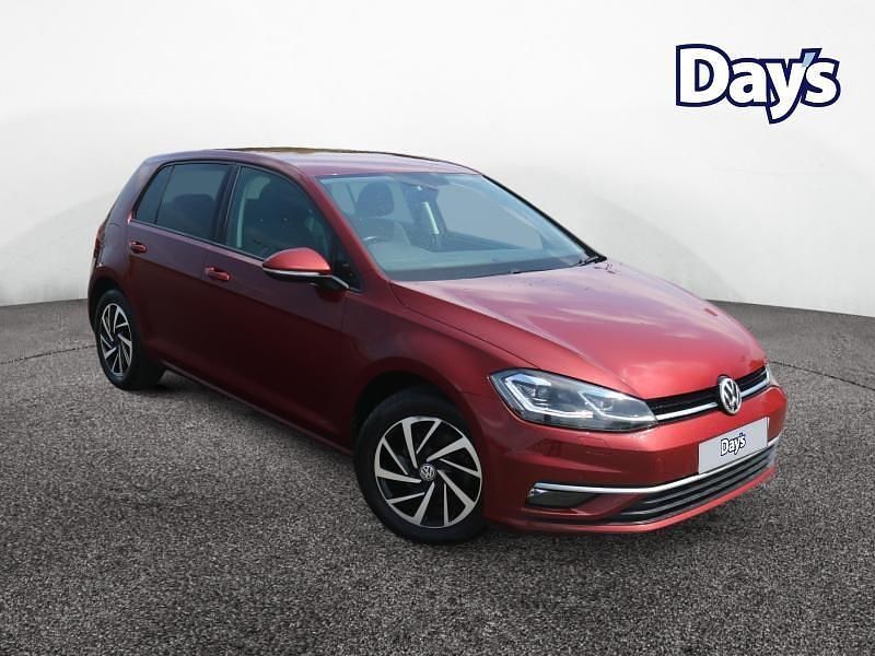 Used VW Golf VII Edition 150 HP (110 kW) 2020 Red Hatchback