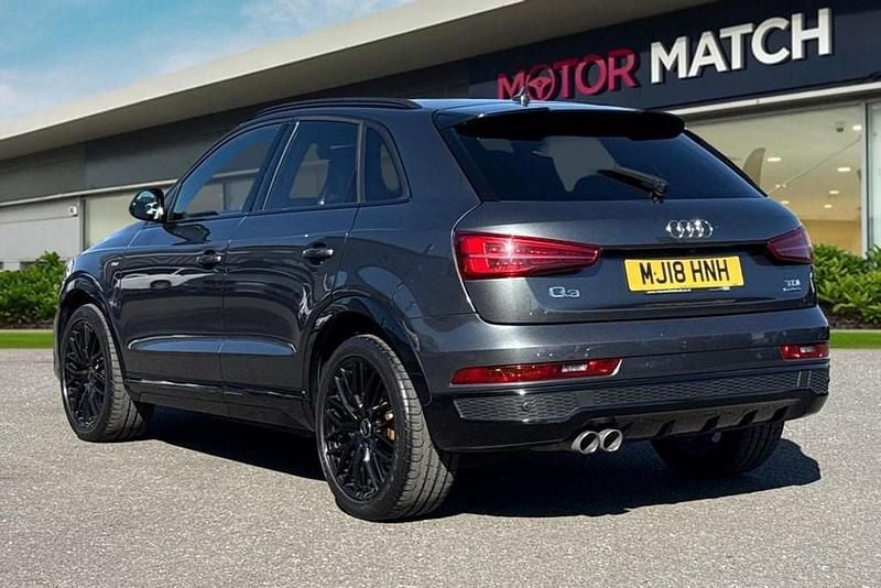 Begagnad Audi Q3 Black Edition 2018 Grå SUV