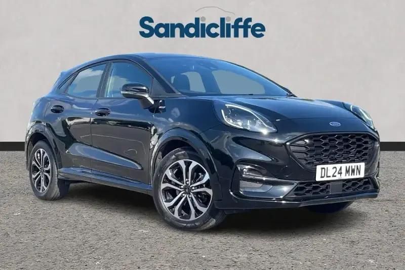 Agate black (premium paint) Used 2024 Ford Puma ST-Line Hatchback | £16,922 (Good price) - Image 1/4
