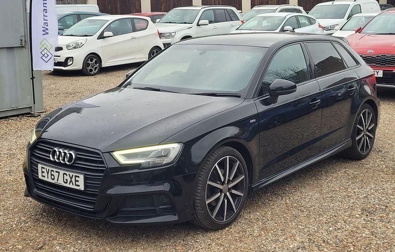 Used Audi A3 Sportback Black Edition 150 HP (110 kW) 2017 Black Hatchback