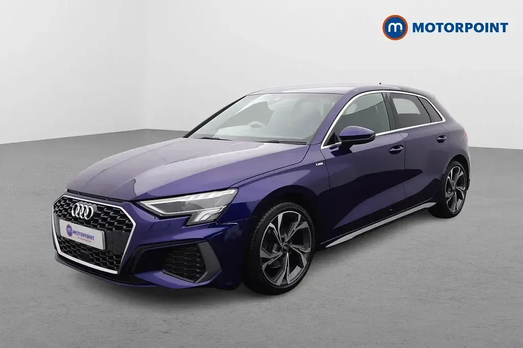 Used Audi A3 S-Line 2023 Blue Sedan