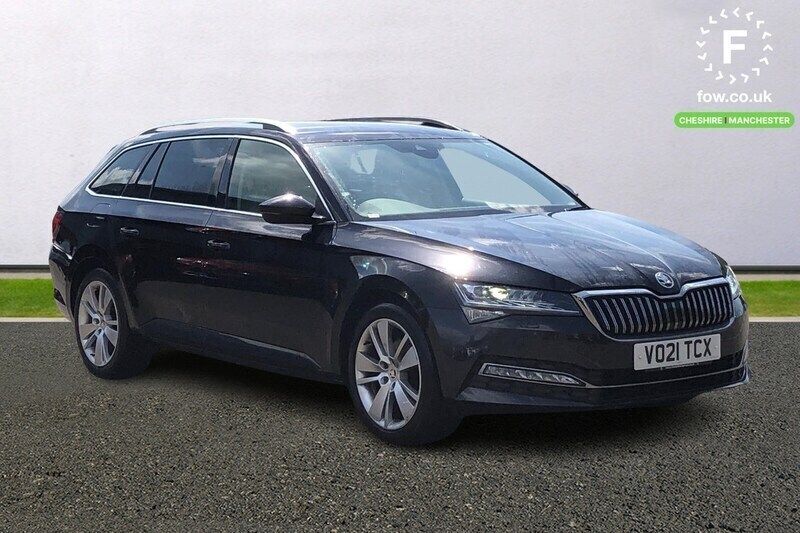 Black Used 2021 Skoda Superb SE L Estate | £18,599 (Fair price) - Image 1/3