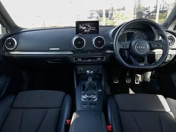 Used Audi A3 S-Line 150 HP (110 kW) 2018 Black Sedan