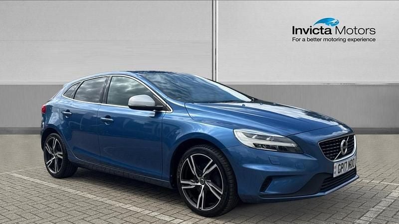 Blue Used 2017 Volvo V40 R-Design Pro Estate | £6,999 (Good price) - Image 1/4