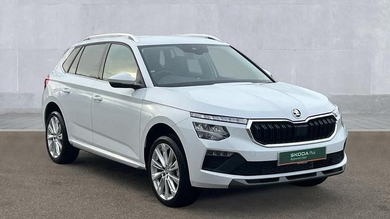 Moon white metallic Used 2024 Skoda Kamiq SE L SUV | £19,999 (Fair price) - Image 1/4