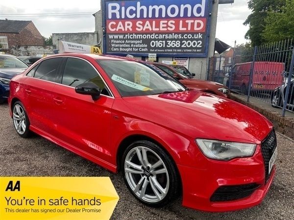 Red Used 2014 Audi A3 S-Line Sedan | £7,695 (Expensive) - Image 1/1